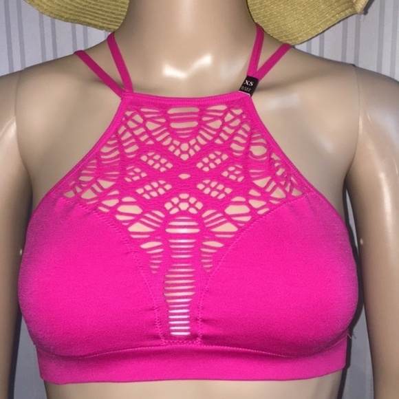 LAST ONE!! New Victoria's Secret High Neck Cut Out Bralette - Picture 2 of 13